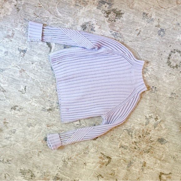 Wild fox silver and purple dipped sweater medium m - Picture 6 of 6